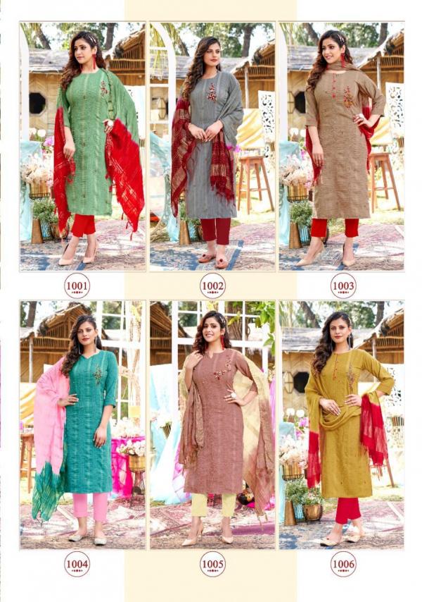 Selesta Chunari Cotton Hand Work Designer Exclusive kurti dupatta Collection